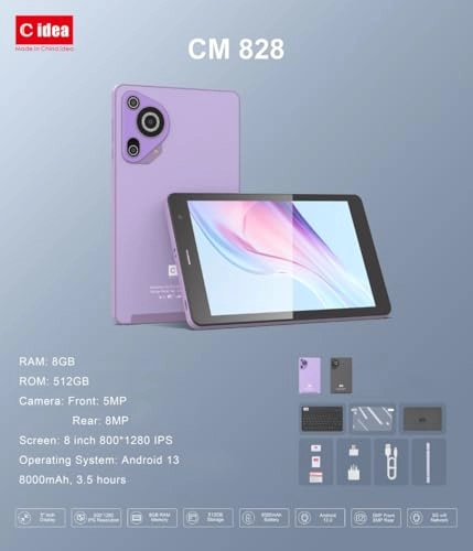 CM828 - 8GB 8-Inch 512GB