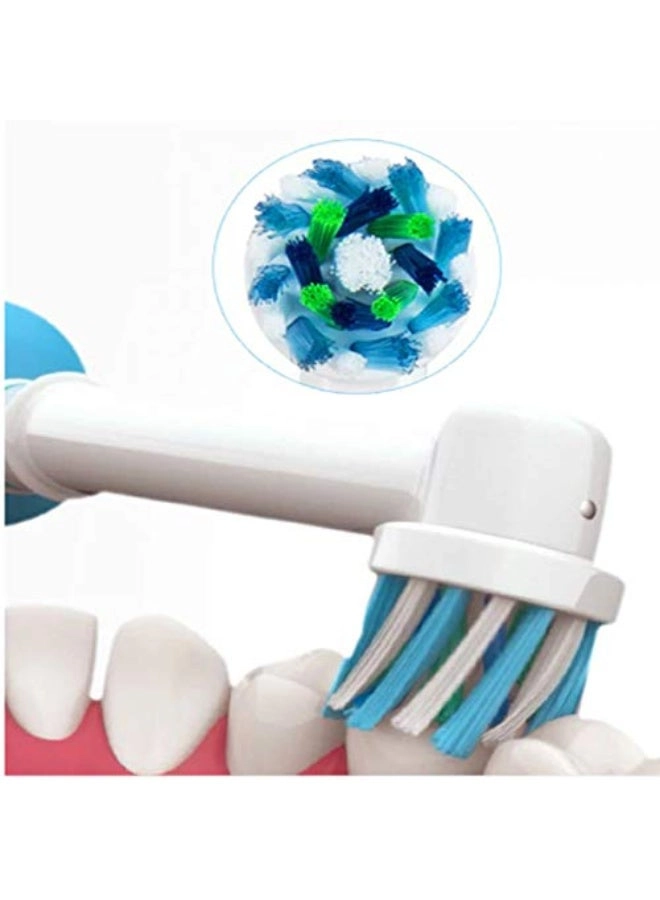 Cross Action Toothbrush Head - Soft Bristles 4pcs