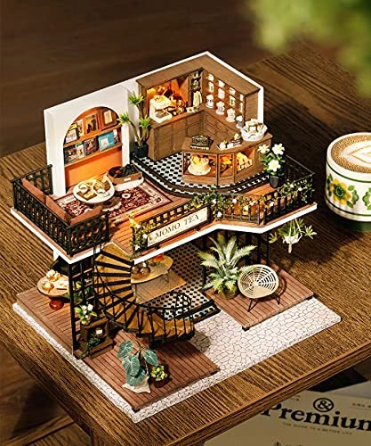 DIY Dollhouse Miniature Kit - Garden Tea House 1:24