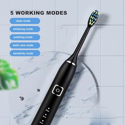 Electric Toothbrush - 38,000 vibrations 5 Modes IPX7