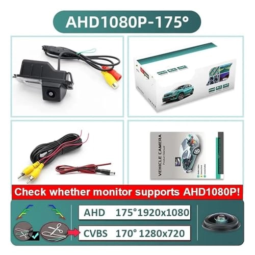 GAF-LS8008 - Top Starlight Night Vision Wire AHD 1080P or 720P