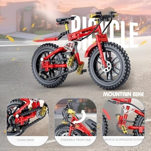 Bicycle Building Blocks Set (941024) - motorbike