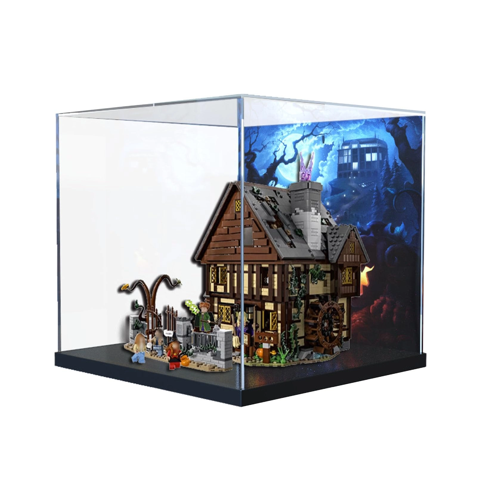 Display Case for Lego The Witch's House of SandArson Sisters 21341 - 35x30x35cm Acrylic