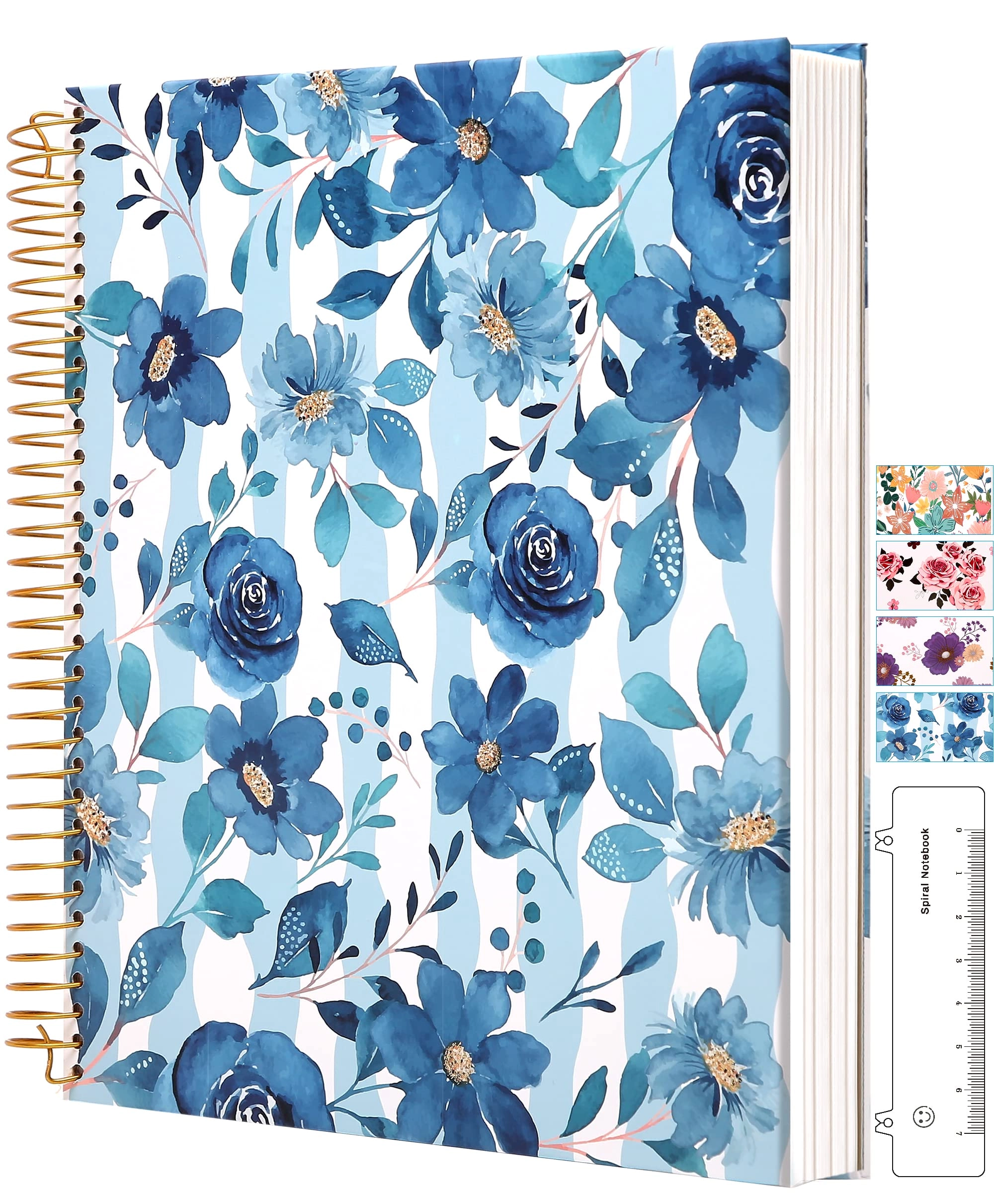 CAGIE Spiral Notebook 8.5 x 11 Hardcover - Lined 200 Pages