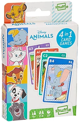 Disney Animals - 4 in 1 Card Game