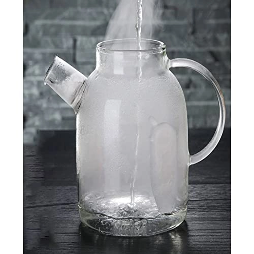 Kettle - large capacity heat-resistant glass