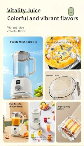 Rechargeable Citrus Juicer - 50W 600ML