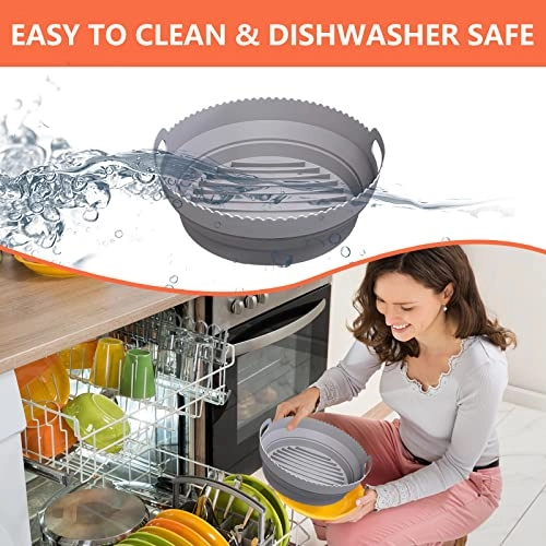 Air Fryer Liners - Silicone 1 x Air Fryer Liners 1 x Separator Pad