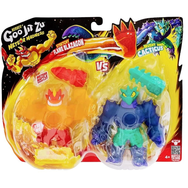 Meteor Madness Versus Pack - Heroes Of Goo Jit Zu - Flame Blazagon + Cacticus (43025)