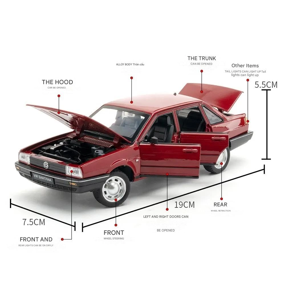 SANTANA-RED 1:24 - 1pcs