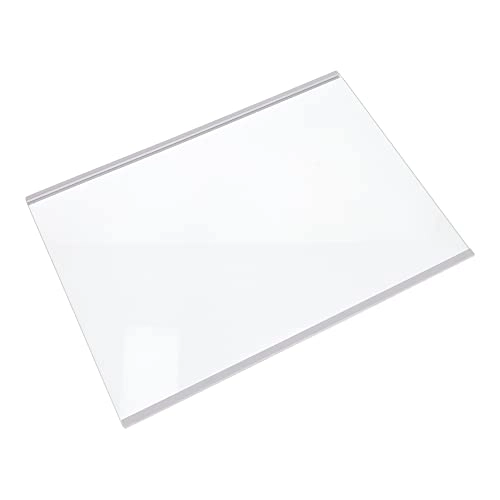 Glass Shelf - White Edge Trim 49.5cm Wide x 34.5cm Deep