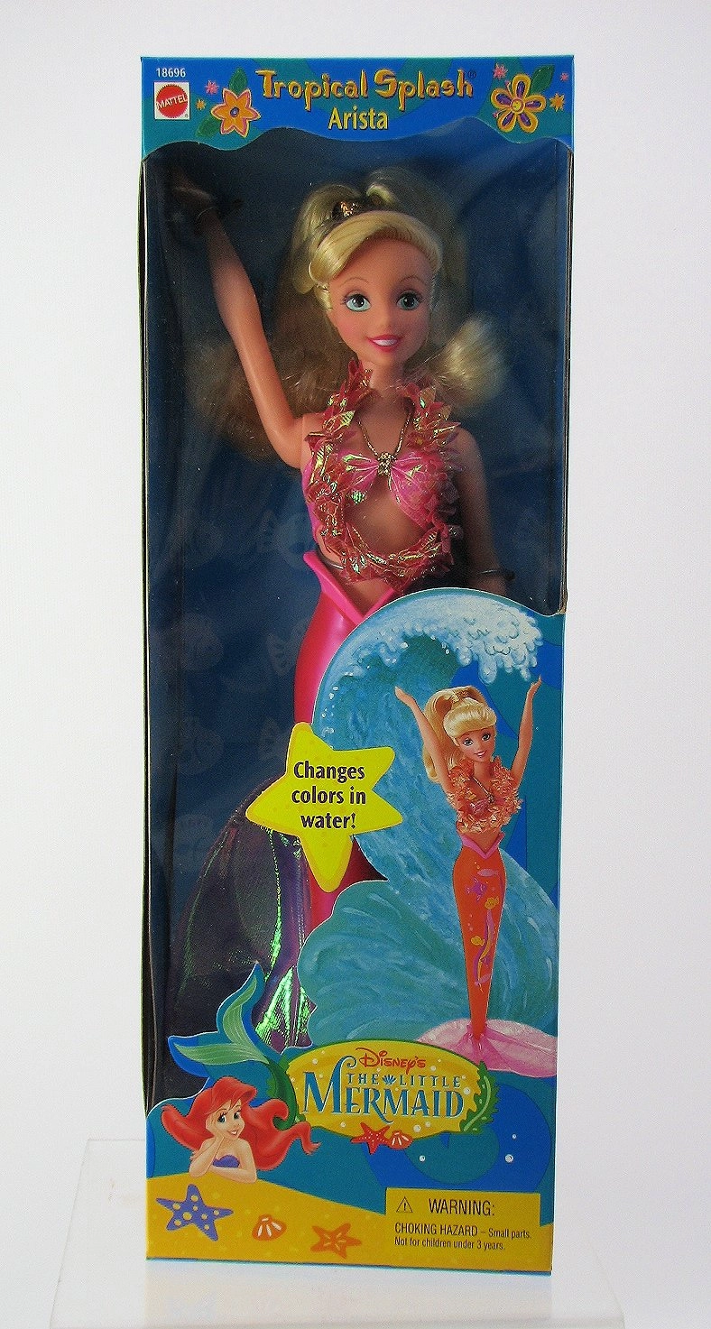 Mattel Arista Tropical Splash Doll - Color changes in water