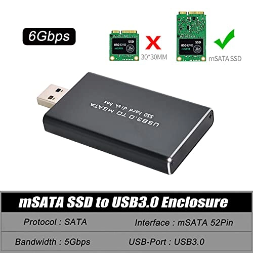 Mini PCI-E mSATA to USB 3.0 Adapter