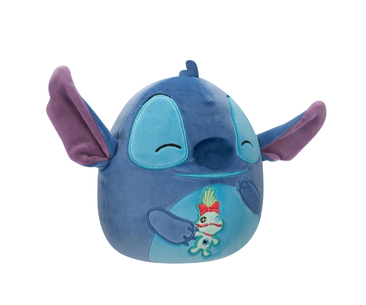 Stitch - Holding Scrump Plush