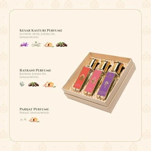 Chandan + Nargis + Keshar Kasturi - Floral 3 piece(s)