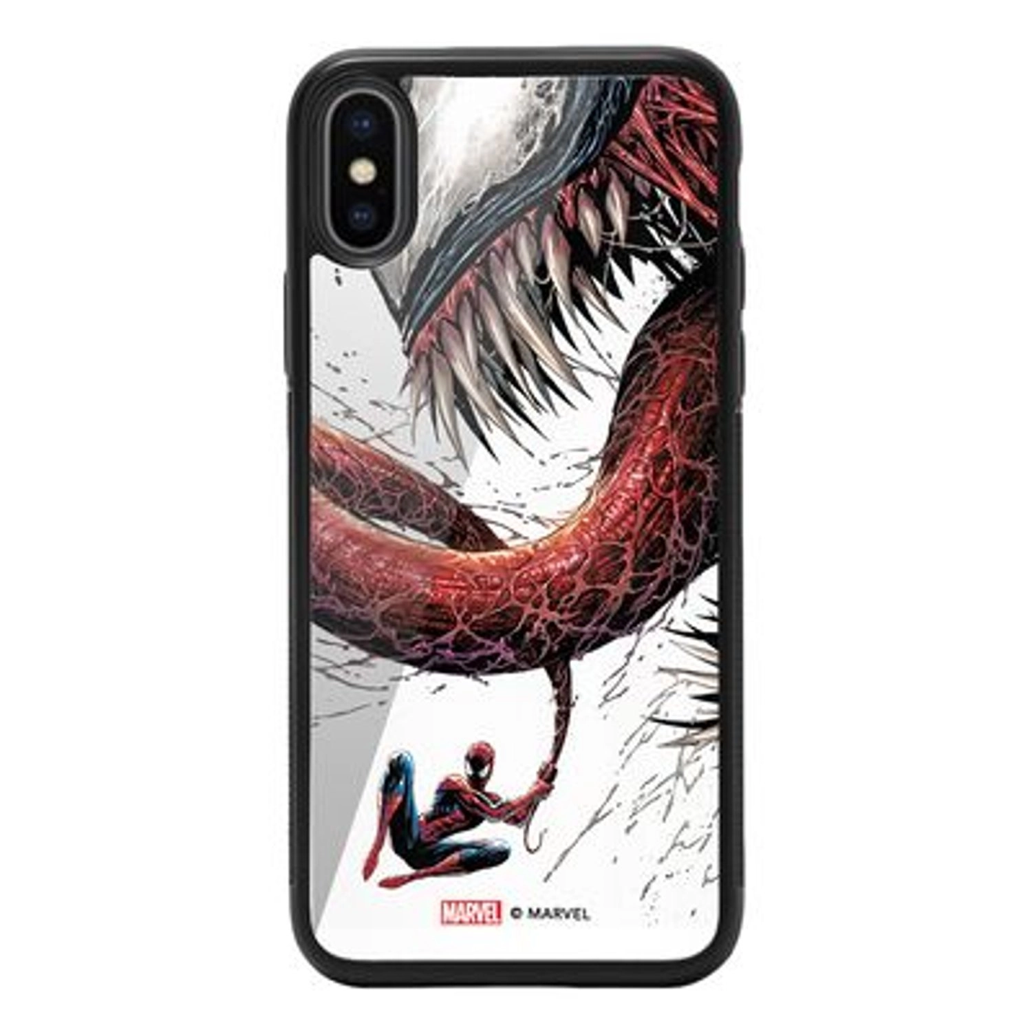 Wackylicious Spiderman And Venom Back Case for iPhone Xs Max