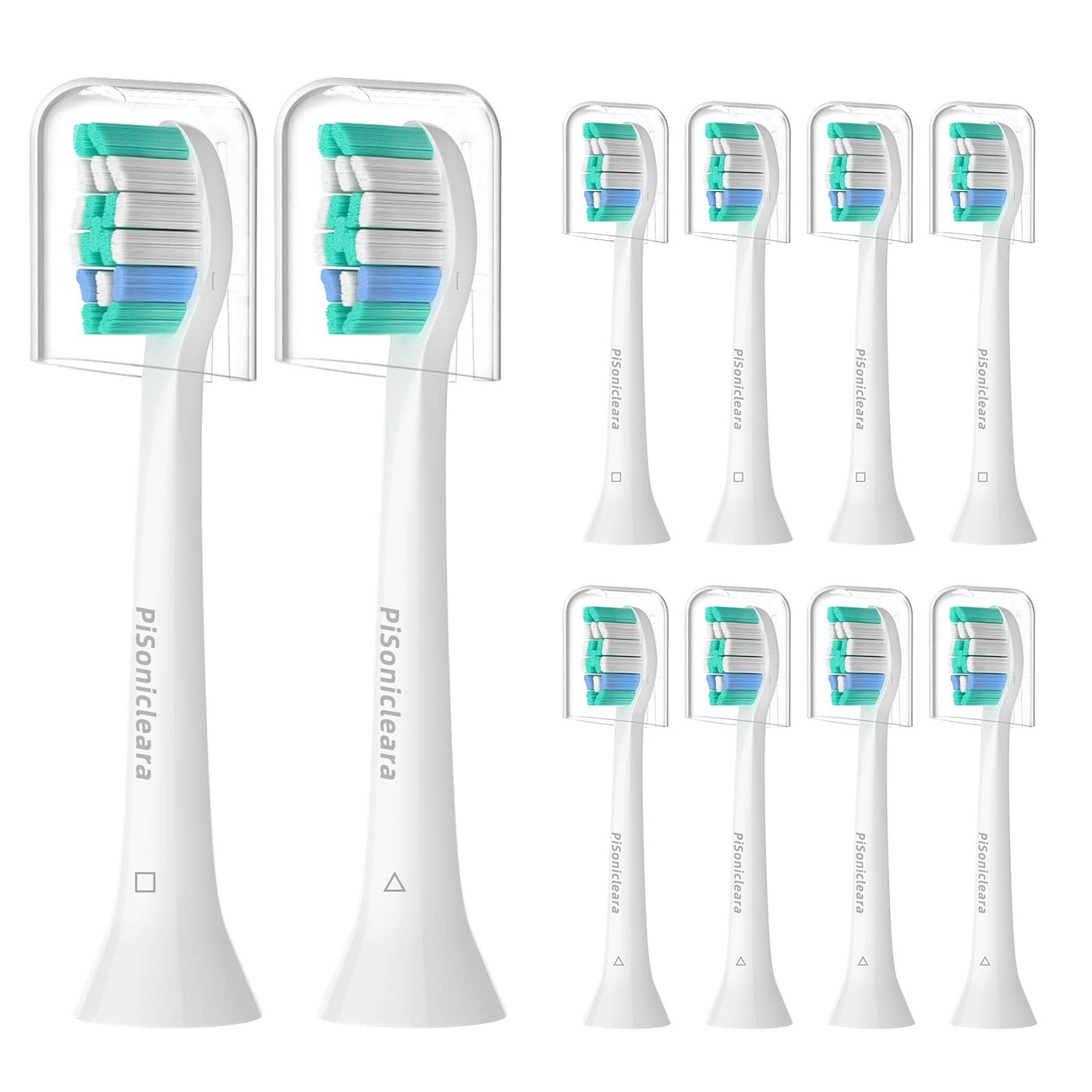 Replacement Toothbrush Heads - 10 Pack Snap on
