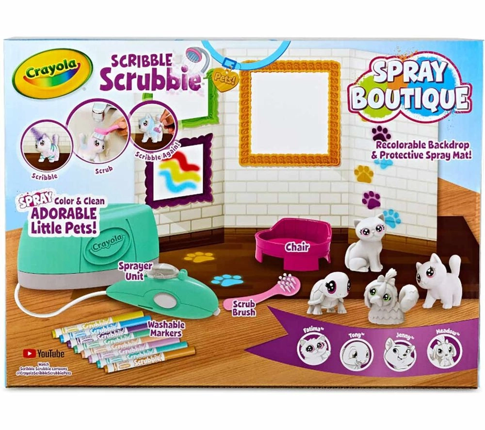 Scribble Scrubbie Pets - 4 piece(s)