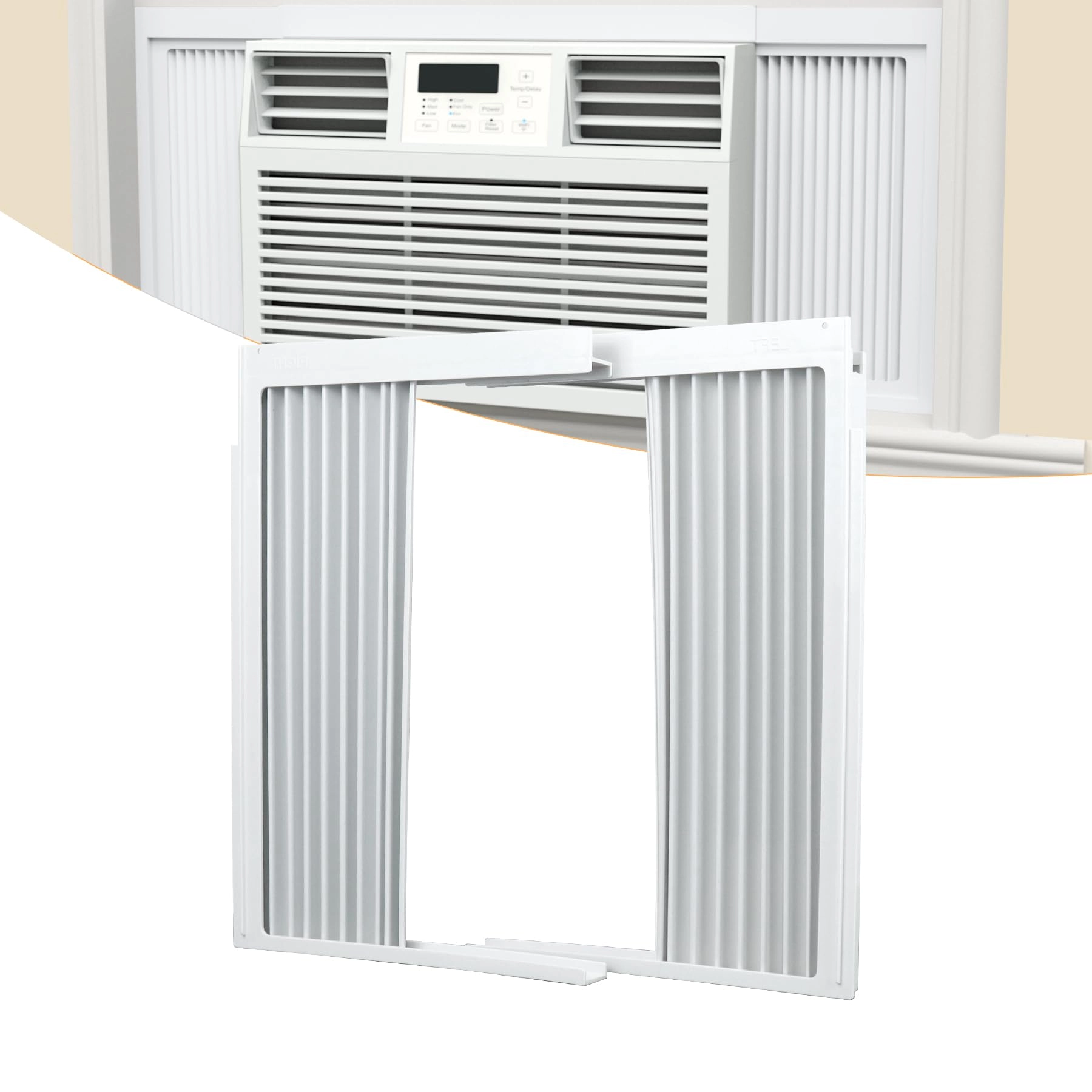GCGOODS Window AC Side Panels - Adjustable 12,000 BTU