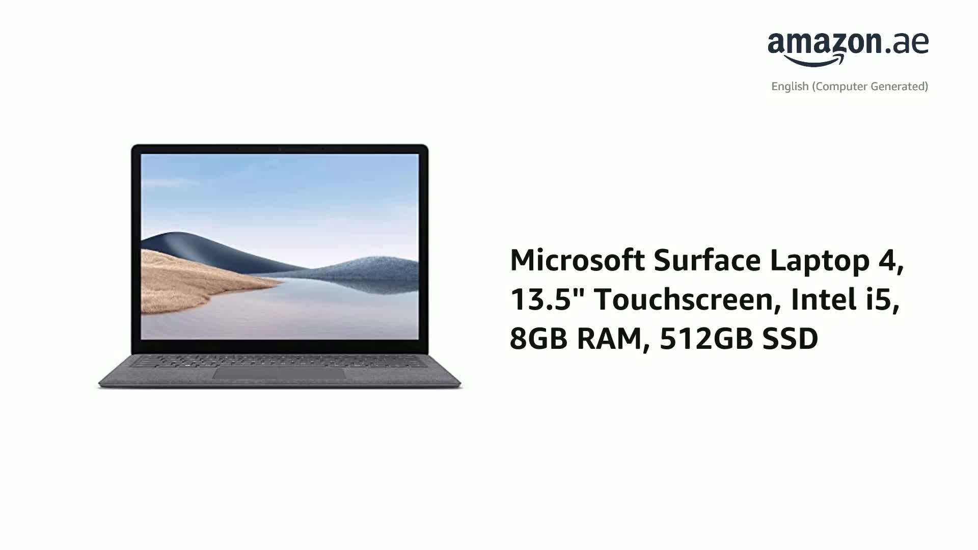 Surface Laptop 4 5BT-00049 - 13.5'' Core i5-1135G7 8GB DDR4 512GB SSD