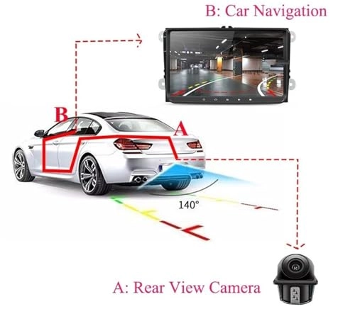 Rear View Camera - 140° For Cooper R55 Clubman