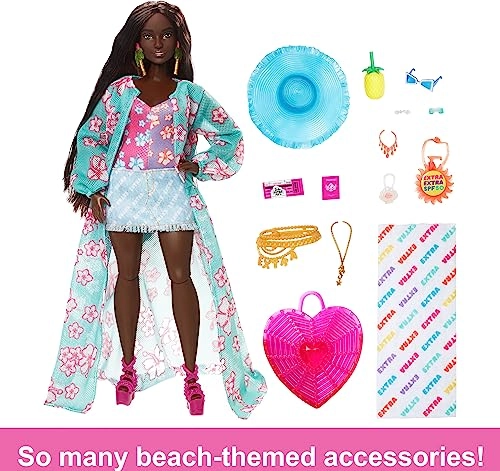 Barbie Extra Fly - Pink and purple hair Desert Fashion 15 accessories Ages 3+