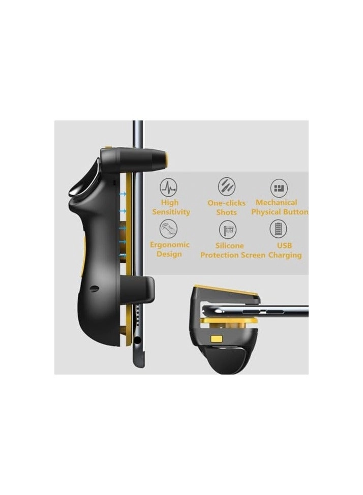 PUBG Mobile Game Controller Trigger - capacitive space mapping technology iPads and Android devices