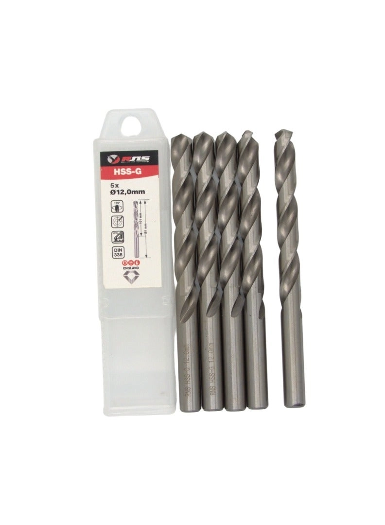 HSS-G TWIST DRILL BIT - Stainless Steel 5 12.0 mm