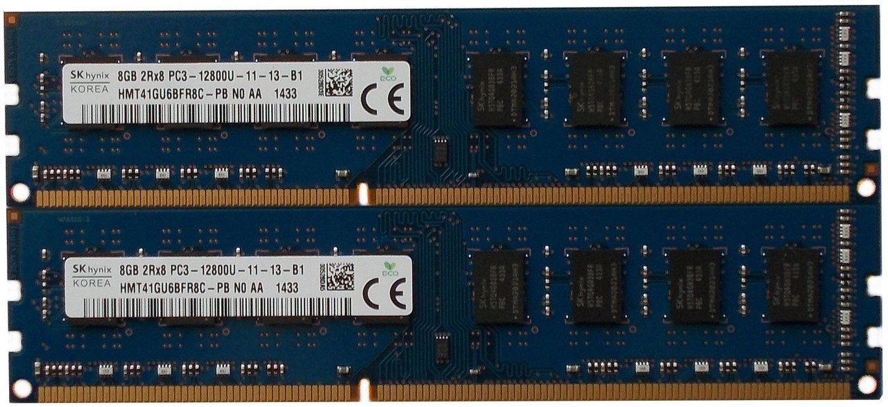 DDR3 PC3-12800 - 16GB 240-pin DIMM