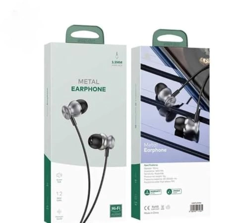 Metal Earphones Wired Earphone