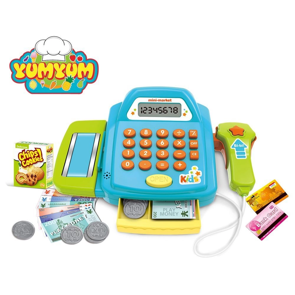 Yumyum Cash Register Mini Market - Battery operated LED screen (AL-SK70A)