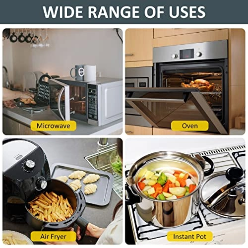 Air Fryer Accessories - Stainless steel silicone 6PCS