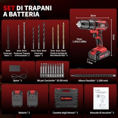 Cordless Drill - 2000 mAh