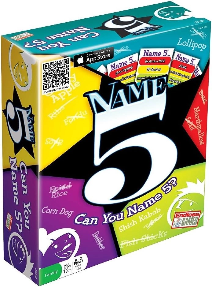 Endless Games Name 5 - 12+ Years English