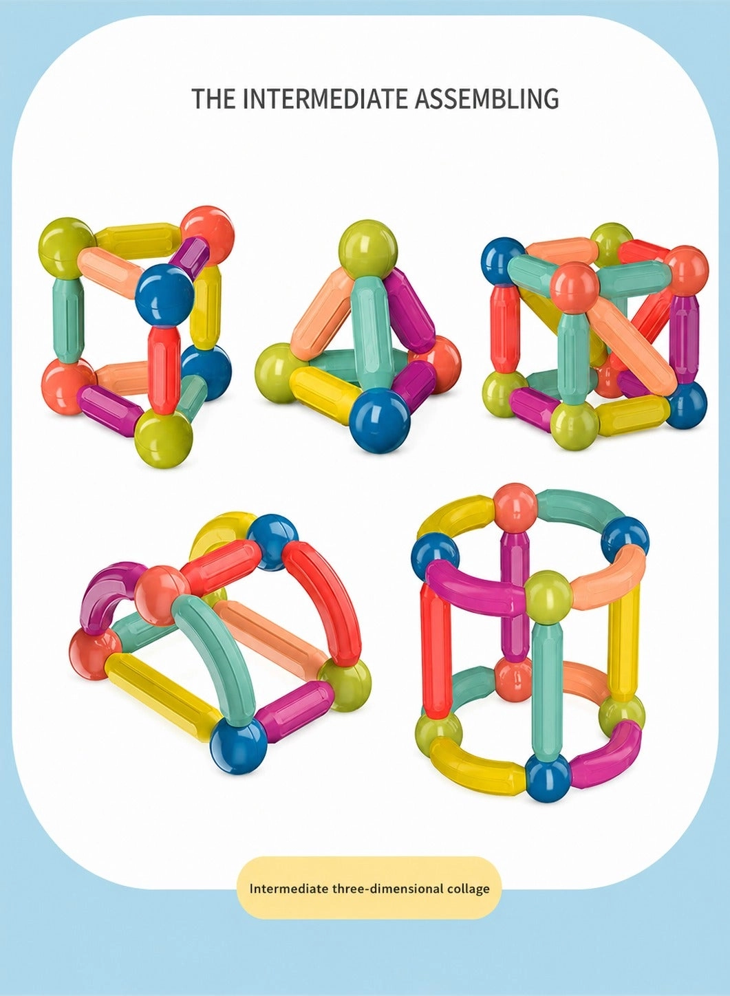 Magnetic Sticks Building Set - 30 pcs