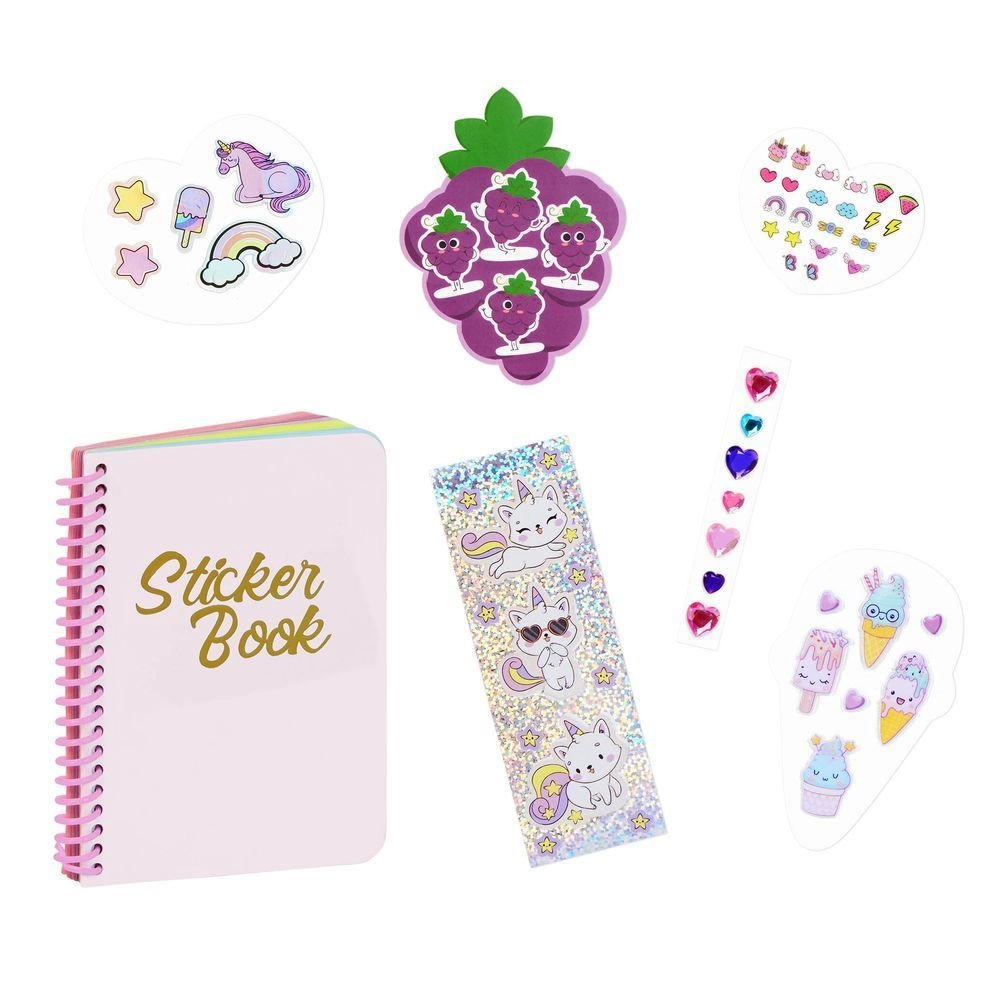 Finley Activity Sticker Book Pop It Fidget 50 pcs