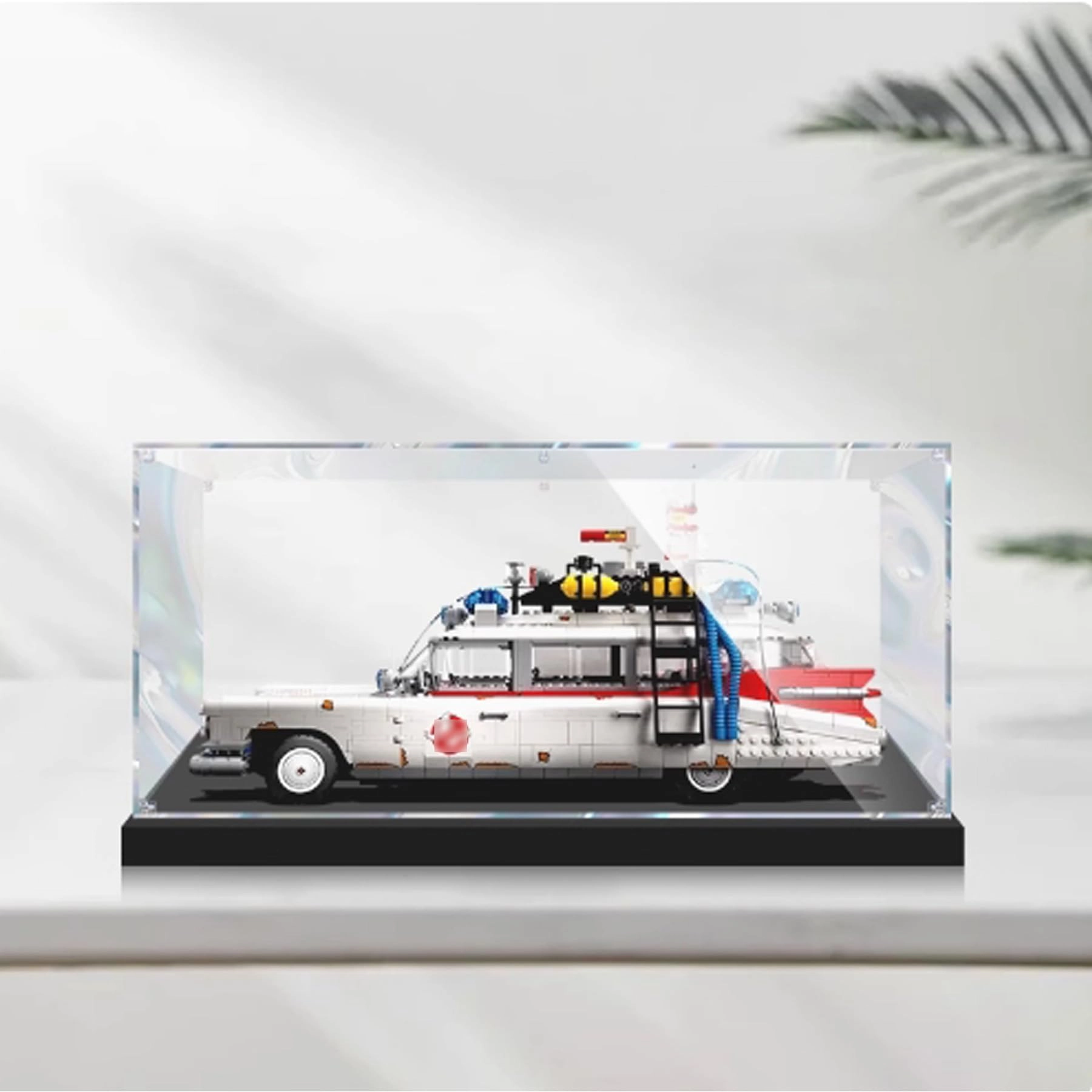 FEIRUBO Acrylic Display Box (10274) - Compatible with Lego Ghost Train Black Base 55 x 25 x 25 cm