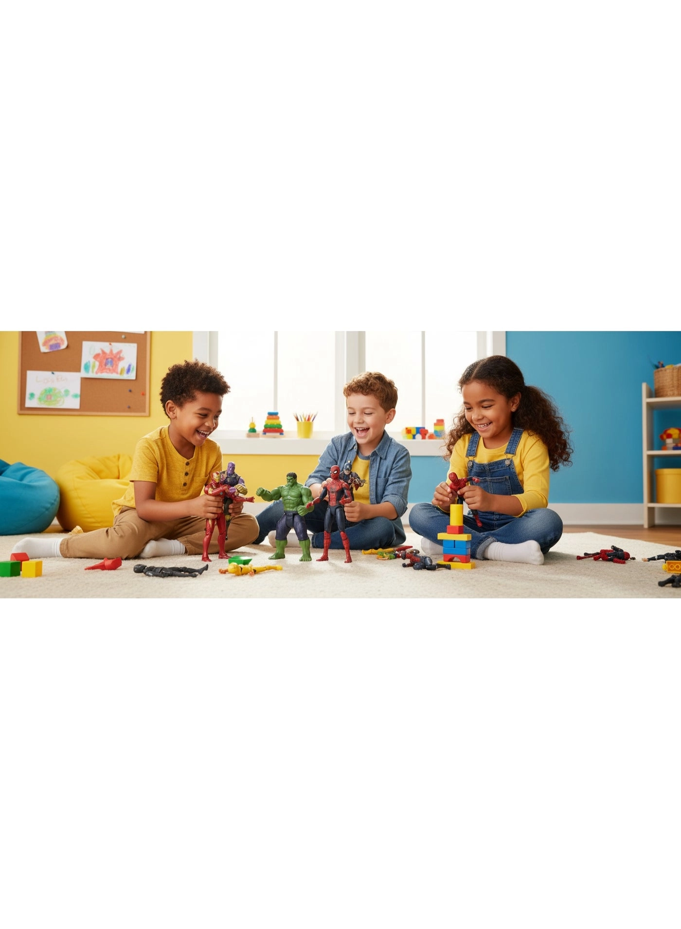 Super Hero Action Figure Set (4048) 6 pcs