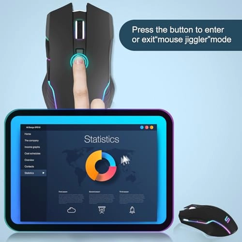 Wireless Mouse with Jiggler - Bluetooth