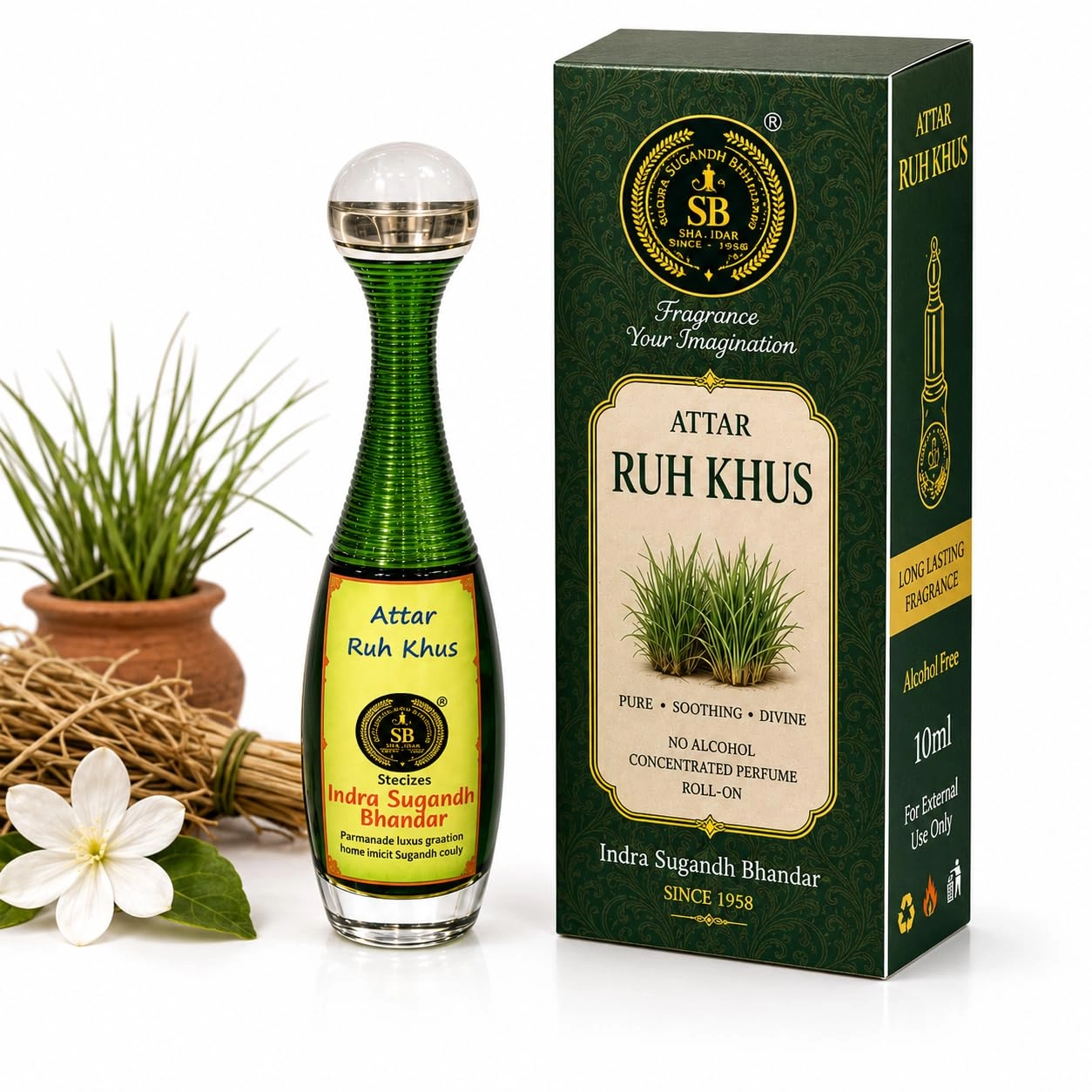 Attar Ruh Khus - 12ml