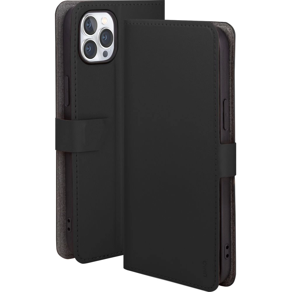 Uniq Journa Heritage Case - leatherette wallet for iPhone 14 Pro Max