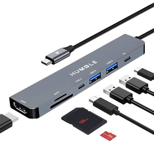 HUMBLE USB Type-C Hub Dock - 7-in-1 4K HDMI 100W PD