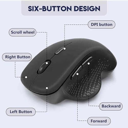 2.4GHz Rechargeable Wireless LED Mouse - Bluetooth