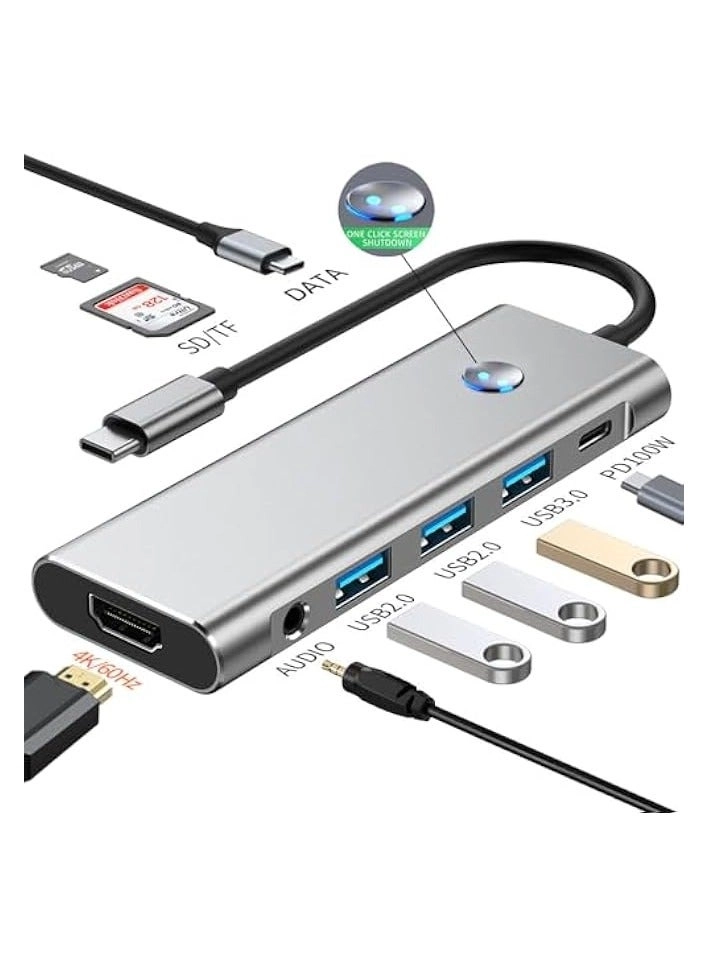 USB C Hub - MacBook Pro/Air iPad Pro M2 M1,XPS,Chromebook