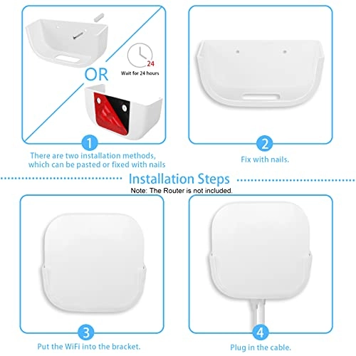 Wall Mount Holder - 1pcs 2pcs eero Pro 6 WiFi Router