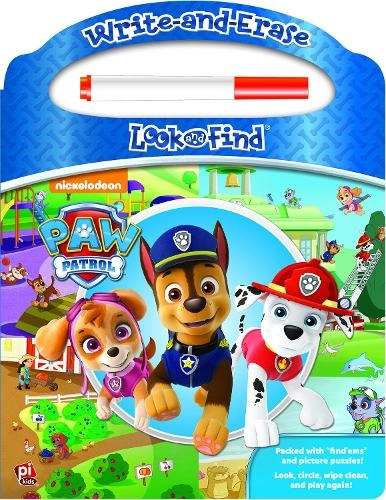 Paw Patrol Write and Erase Look & Find Wipe Clean Board Book