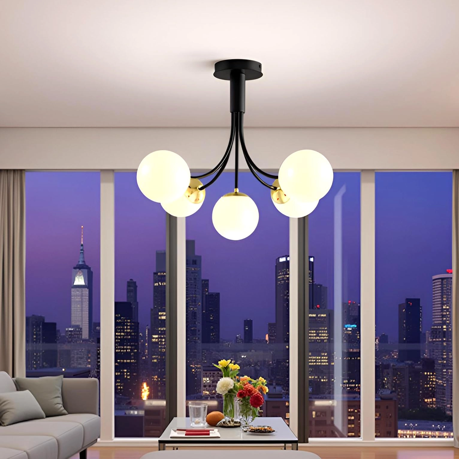 Lyse Decor Co. Hanging Chandelier