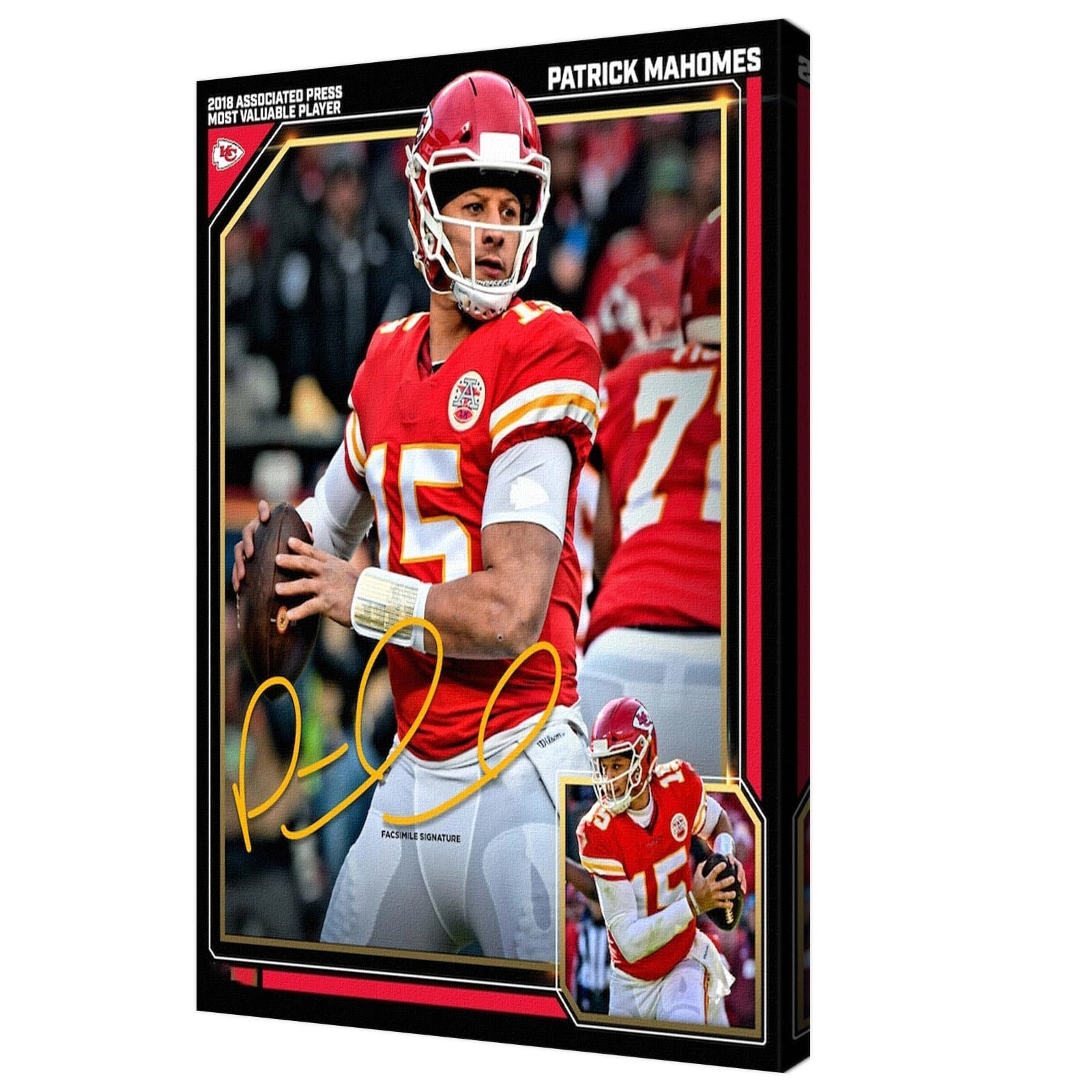 whzkcyh Patrick Mahomes Poster - 11"L x 14"W 1.0 Count