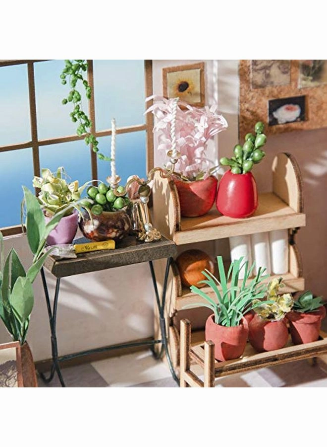 DIY Miniatures Dollhouse Kit - Emily's Florist 1/24