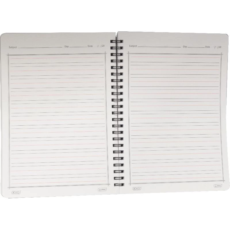 Notebook 19 X 26 cm Spiral - Grid 100 Sheets